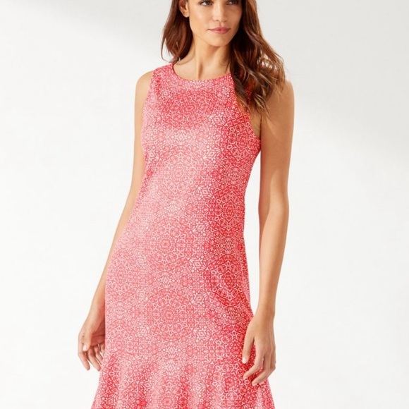 Tommy Bahama Darcy Lighthouse Pier Flounce Dress
